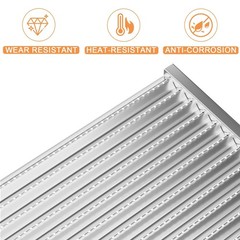 17 1/8 X 9 3/8″ Grill Emitter Grates for Charbroil TRUInfrared 2 Burner 46364…
