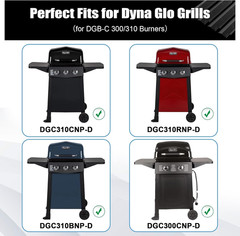 Grill Heat Plates Replacement Parts for Dyna-Glo 3 Burner Gas Grill, Porcelain S