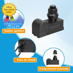 Grill Igniter Replacement 2 Outlet AAA Push Button Ignition Module for Charbroil