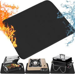 15″ x 18″ Grill Mat Fireproof for Outdoor Grill Protecting Prep Barbecue Table –