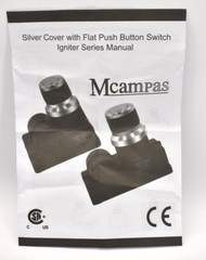 MCAMPAS 2 Outlets Electronic Spark Igniter Chrome Tact Switch B08FB4F7PG