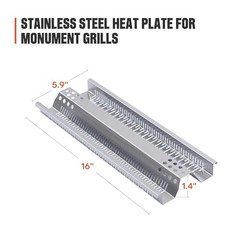 Stainless Steel Heat Plates, Replacement Grill Heat Plate 6-Burner Heat Plate