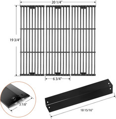 Hisencn Replacement Parts for Chargriller 3001, 3008, 3030, 4000, 5050, 5252 Gas