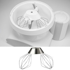 Metal Whip Drive Cake Paddles Compatible with For Bosch Mixers Stainless Steel