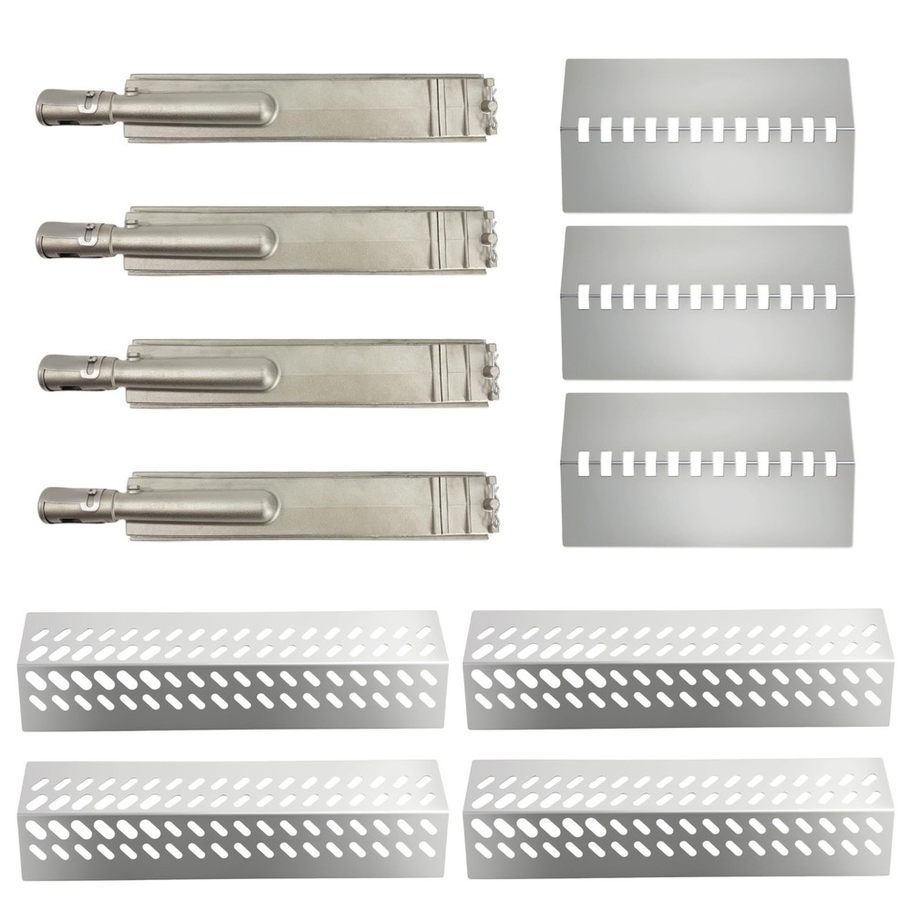 4-Pack 16516 Stainless Steel Burners 16 1/8″, 4-Pack 16631 Flame Tamers