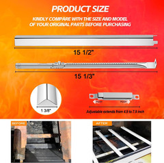 Grill Replacement Parts for Charbroil Performance 2 Burner 463660021 463660421 4