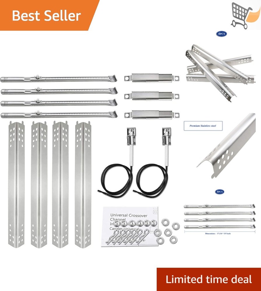 Gas Grill Replacement Parts Stainless Steel 4 Pack Compatible with Charbroil