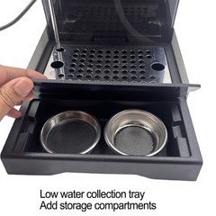 Extended Drip Tray for Gaggia Classic Pro with Optional Springs and Nozzle Set