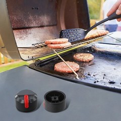 Electroplated Knobs for Cooking Set of 4 Stylish and Grill Accessories