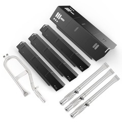 Barbqtime 4 Burner Grill Replacement Parts for 4 Heat Plates+4 Burners