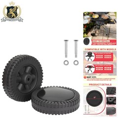 Upgrade Your Coleman Grill with 6-Inch Heavy-Duty Replacement Wheels – 2 Pack