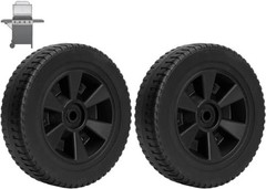 7” BBQ Wheels G437-0037-W1 for Charbroil Grill Wheels Replacement Gas2coal