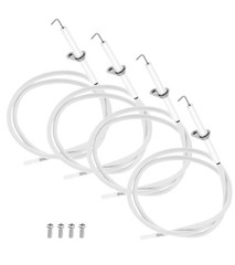 4PCS Grill Igniter Wire Kit, Ceramic Electrodes for Gas BBQ Grills, 27″ Length