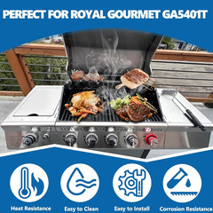 Grill Warming Rack for Royal Gourmet GA5401T, Stainless Steel Grill Upper Rack f