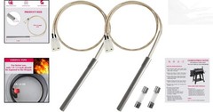 Essential 2-Pack Grill Igniter Rods for Pit Boss & Camp Chef Models with Fuses