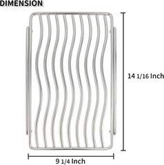S83012 Side Burner Grate Grill Replacement Parts for Napoleon LEX 485 Silver