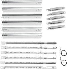 Complete Replacement Set: Burners & Heat Plates for Charbroil 2, 4, 5, 6 Burners