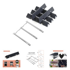 Spirit II E-310 Flavorizer Bars 7636 and Burner Tubes 69787 for Weber Spirit 300