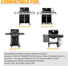 Grill Igniter Kit Replacement for Weber 7509 Spirit Genesis, Platinum