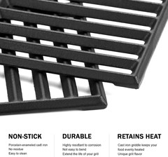 16 7/8″ Grill Grates Replacement for Charbroil 463420508, 463420509, 463420511,