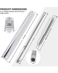 463625217 Parts Kit Replacement for Charbroil 2 Burner 463673519, 463625219 New