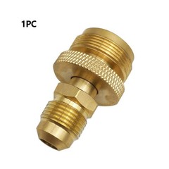 1LB Propane Tank Regulator Adapter for 3/8 Inch Male Flare to 5/8-18 UNF Thread