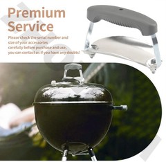 80672 Charcoal Lid Handle & Shield Kit – Only Works for lids with 2 Handle Holes