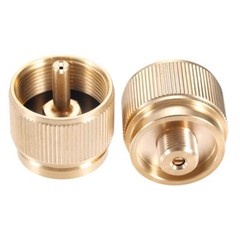 2 x Propane Gas Camping Stove Adapter Fit For EN417 Bottle 7/16″ Male Thread