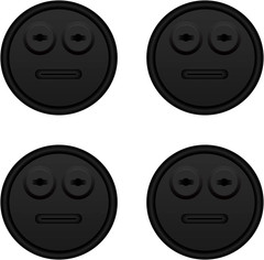 4-Pack Temp Probe Grommet for BBQ Grills, Replacement for Weber 85037 Smokey Mou