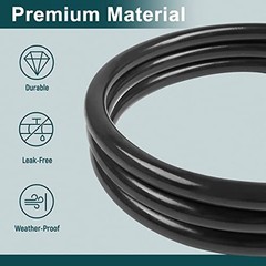 15 Inch RV Propane Hose with 1/4″ Male Inverted, Camper Propane Hose