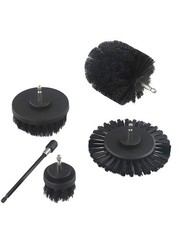 Practical and Trustworthy BBQ Grill Brush 5 Peice Set Wire for Drill Use