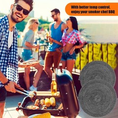 Durable 15FT Smoker Gasket Tape – High Temp Self-Stick Felt for BBQ Perfection