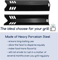 Grill Grate and Heate Plate for DynaGlo DGF510SSP, DGF510SSP-D Backyard GBC1460W