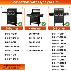 DynaGlo 5 Burner DGH485CRP DGH474CRP 4 Burner DGH450CRP Heat Plate Repair Kit