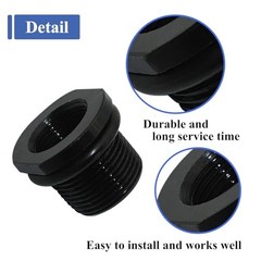 2 Pcs Thread Adapters and Rubber&Metal Washers, Replacement Kit, 1/2-28 to 5/8