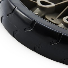 Grill Wheels Replacement for Genesis II & LX 200-600 Series, 8″ Black Plastic Ki
