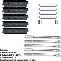 Replacement Parts Kit For Charbroil 6 Burner Gas Grill Stainless Steel Burners