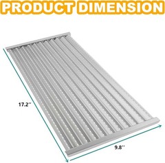 BBQ-PLUS 17 Inch Emitter Plates Replacement for Charbroil Tru Infrared Grill