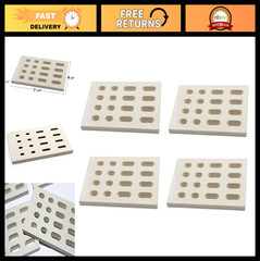 Universal 7 1/16″ Heat Plate Flame Tamer – Ceramic Radiant Replacement for Gas G