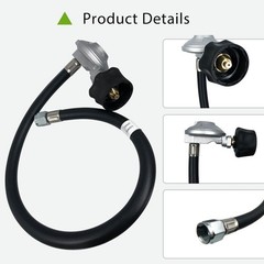 25IN for Weber Hose and Regulator Kit for Weber Genesis/Spirit/Summit I/II Grill