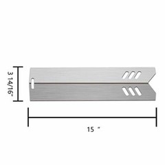 15″ Gas BBQ Heat Plate Shield/Tent for Uniflame,Backyard Grill Replacement Parts
