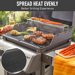 15.3 Inch Porcelain Flavorizer Bars for Weber Spirit I II 200 Series E210 S210