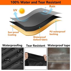 Outdoor Chaise Lounge Cover 100% Waterproof 600D Weather Resistant Polyester …