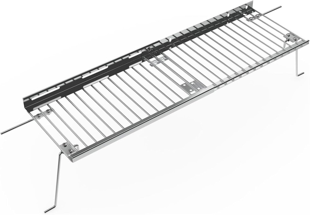 Adjustable Warming Rack 13.3” – 25.2” for Charbroil Grills – Durable & Effi…