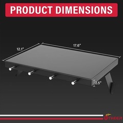 Custom Front Shelf for Oklahoma Joe’s Longhorn Grill – Heavy-Duty Tool Organizer