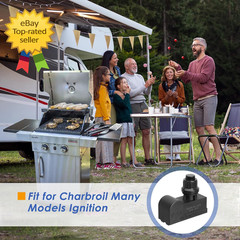 Grill Igniter Replacement 2 Outlet AAA Push Button Ignition Module for Charbroil
