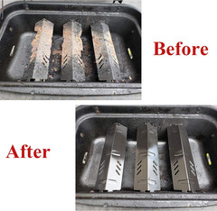 Grill Heat Plate Replacement for Backyard Grill Porcelain Steel Burner Cover