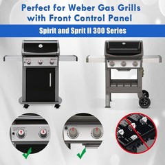 Spirit II E310 Parts 7636 Flavorizer Bars Burners for Weber Spirit Grill