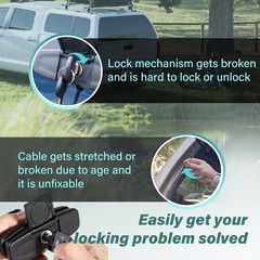Easy-Install LEER Twist Handle Kit Replacement for 100XL & 700 – 2 Keys Included