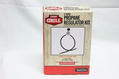 EXPERT GRILL 2-Hose Propane Regulator Kit 23-Inch Hoses With Brass Fittings
